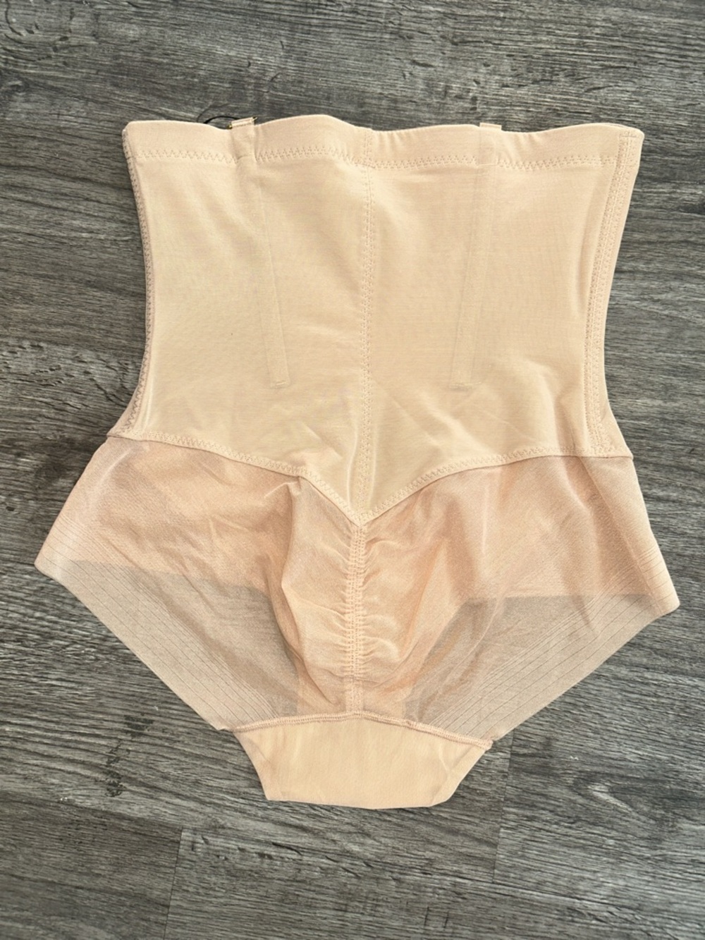 Honeylove Sculptwear High Waist Shapewear Brief Nude Mesh Medium - Picture 7 of 7